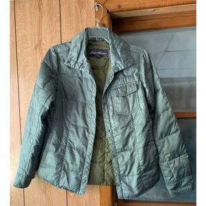 Eddie Bauer green puffer jacket size small